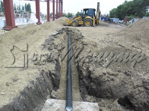 Прокладка канализации (фото 1)